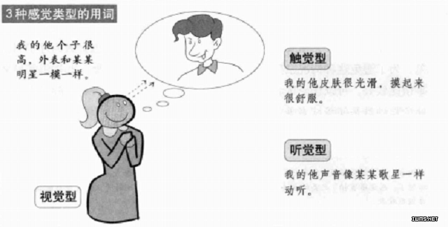 3種感覺(jué)類(lèi)型用詞